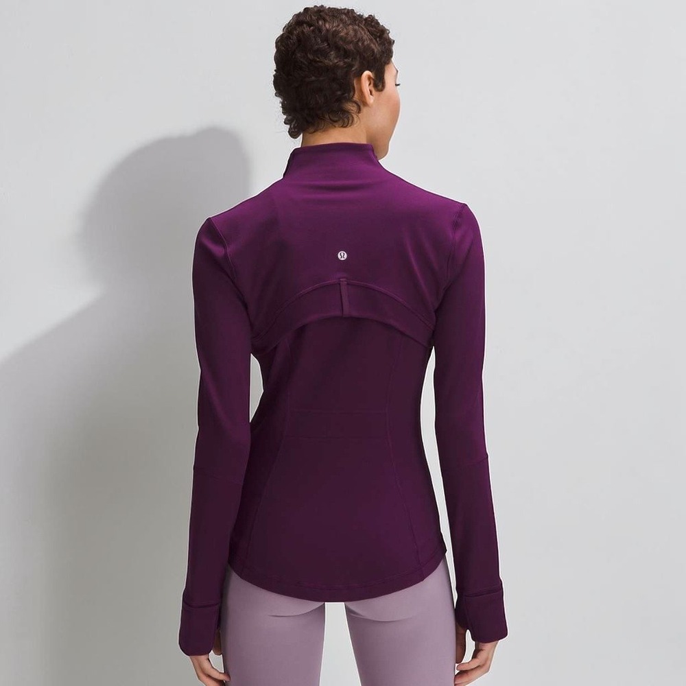 Lululemon Define Jacket Sz 10 Dramatic Magenta Luon - Picture 3 of 13